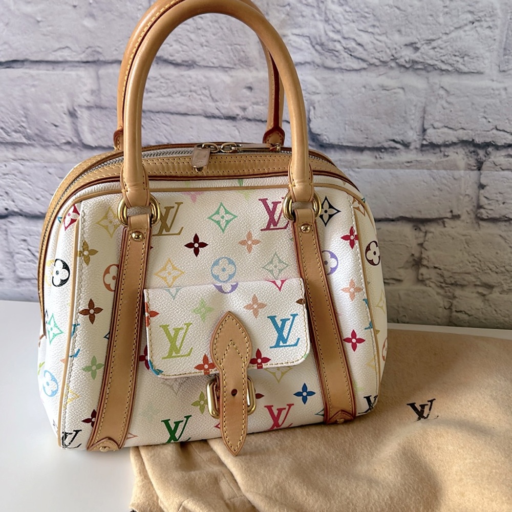 Louis Vuitton Multicolor Blanco Monogram Priscilla Bag